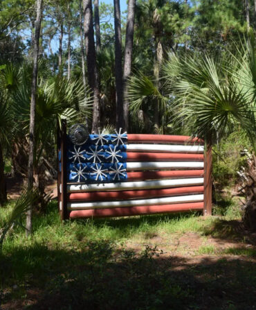 flag sculpture