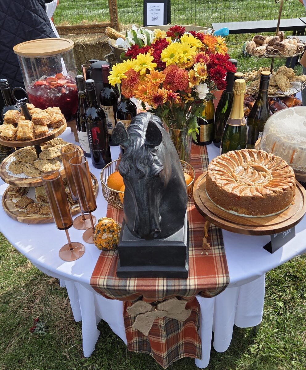A tailgate snack spread