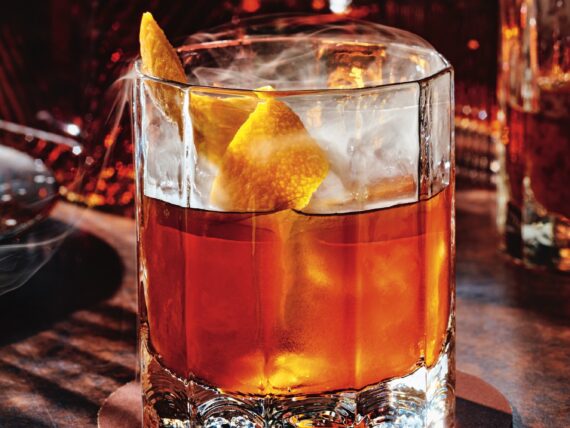 A smoking cocktail