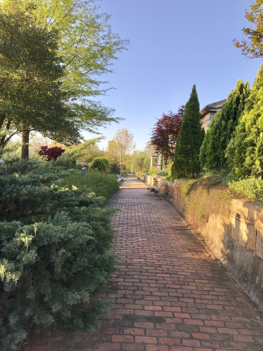 A walking path