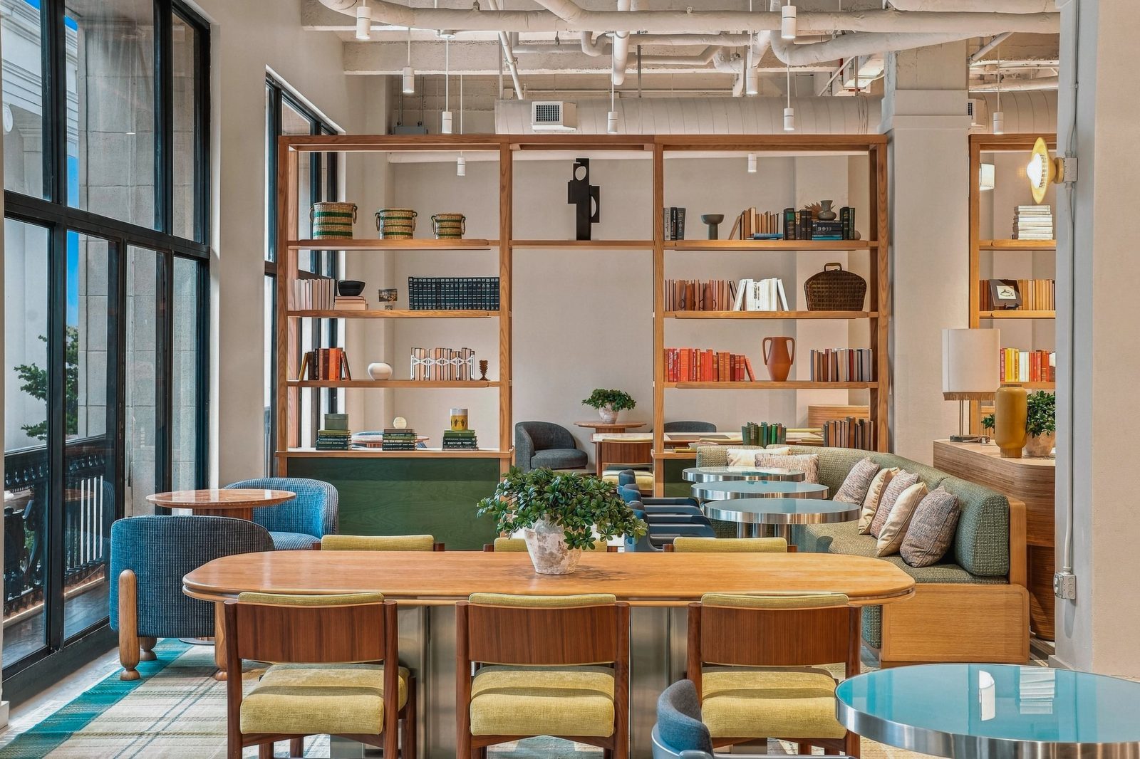 coworking library interior