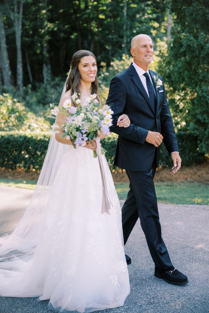 bride and father