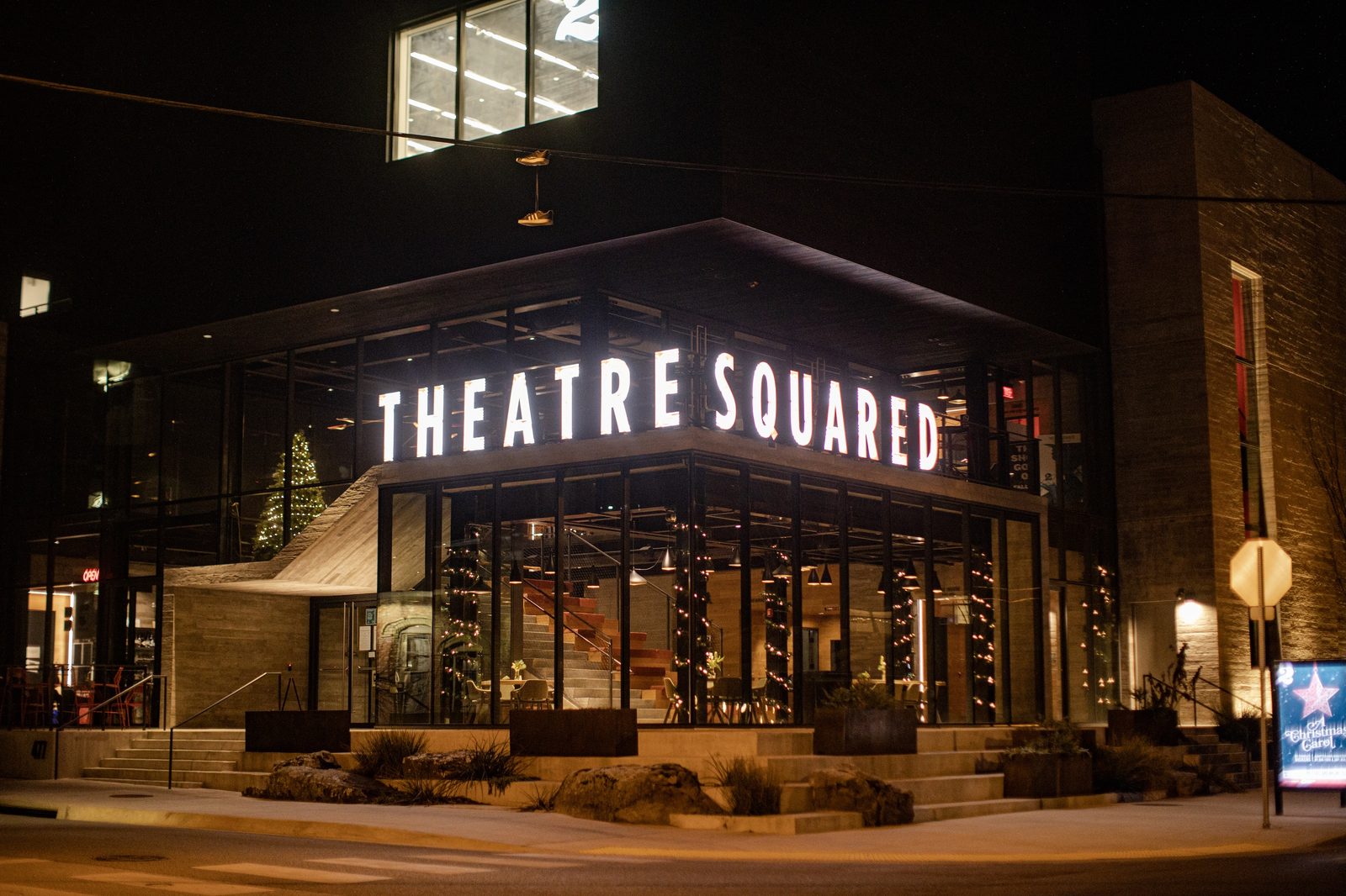 outside theatre squared