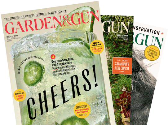 Garden & Gun magazine covers