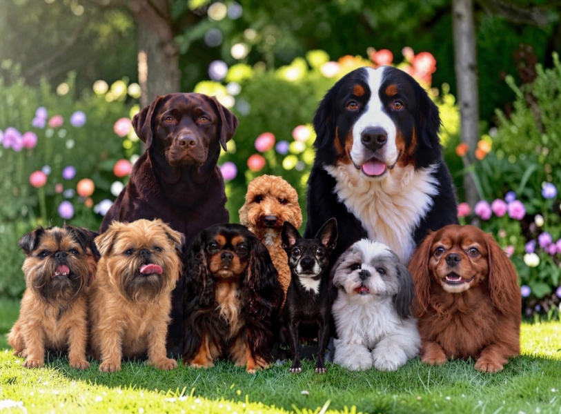 Gus Charlie Bella Mugsy Boogie Willow Disvo Gracie Daisy